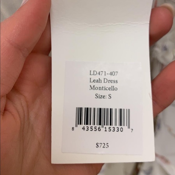 LoveShackFancy Leah Maxi Floral Dress - Picture 4 of 4